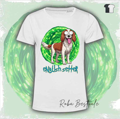 RICK &amp; MORTY T-Shirt - AKITA INU Red