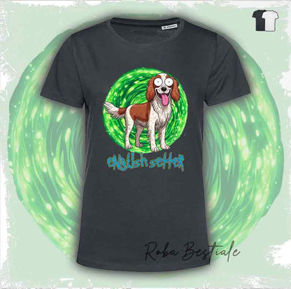 RICK &amp; MORTY T-Shirt - AKITA INU Red