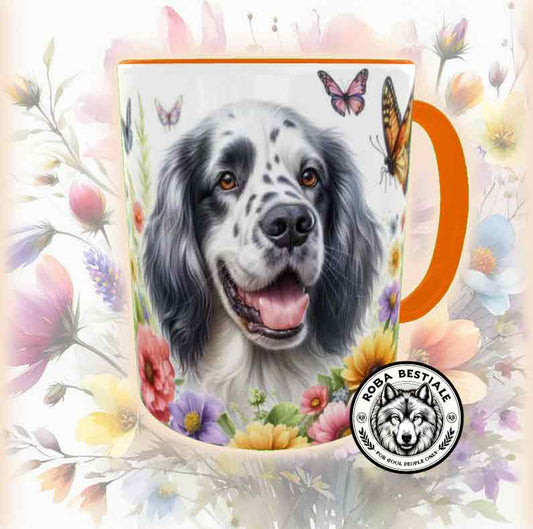 SPRING LOVE Mug - ENGLISH SETTER