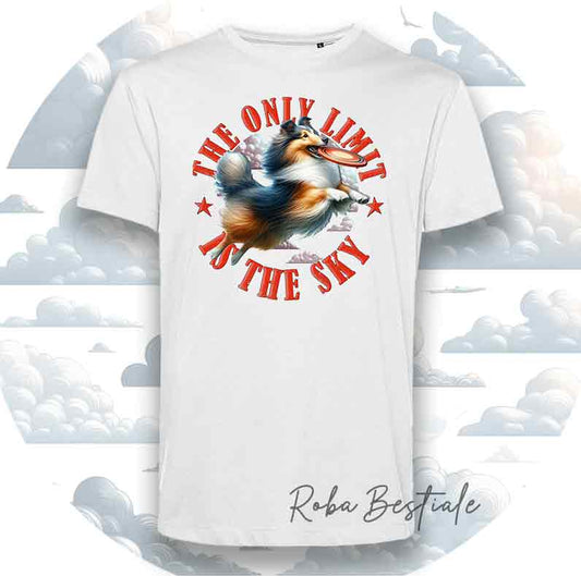 SKY LIMIT T-Shirt - AUSTRALIAN SHEPHERD Blue Merle