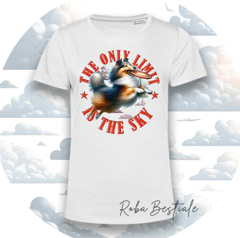 SKY LIMIT T-Shirt - AUSTRALIAN SHEPHERD Blue Merle