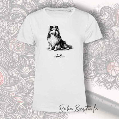 DOODLE T-Shirt - SHETLAND SHEEPDOG