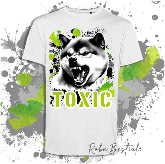 TOXIC T-Shirt - SHIBA INU Red