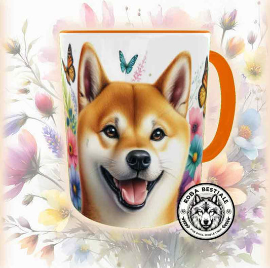 Tazza SPRING LOVE - SHIBA INU Rosso