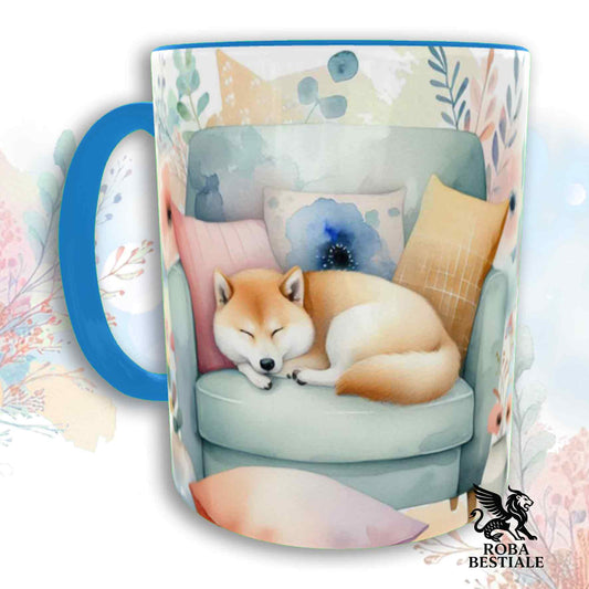 Tazza SOFT LIFE - SHIBA INU Rosso - In Ceramica, colore a scelta - 330 ml