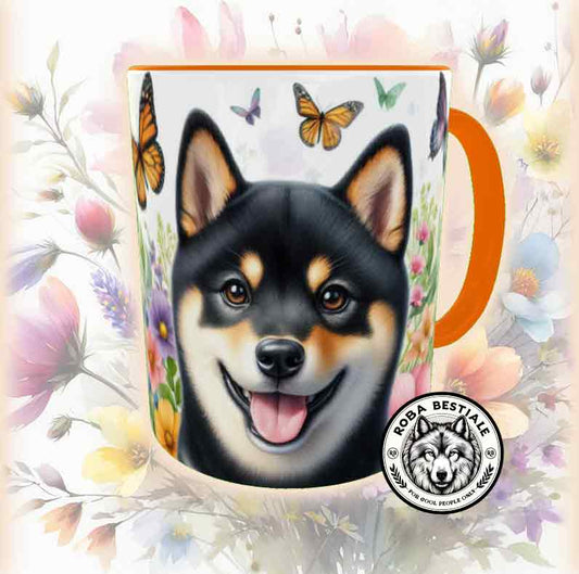 Tazza SPRING LOVE - SHIBA INU Black Tricolor