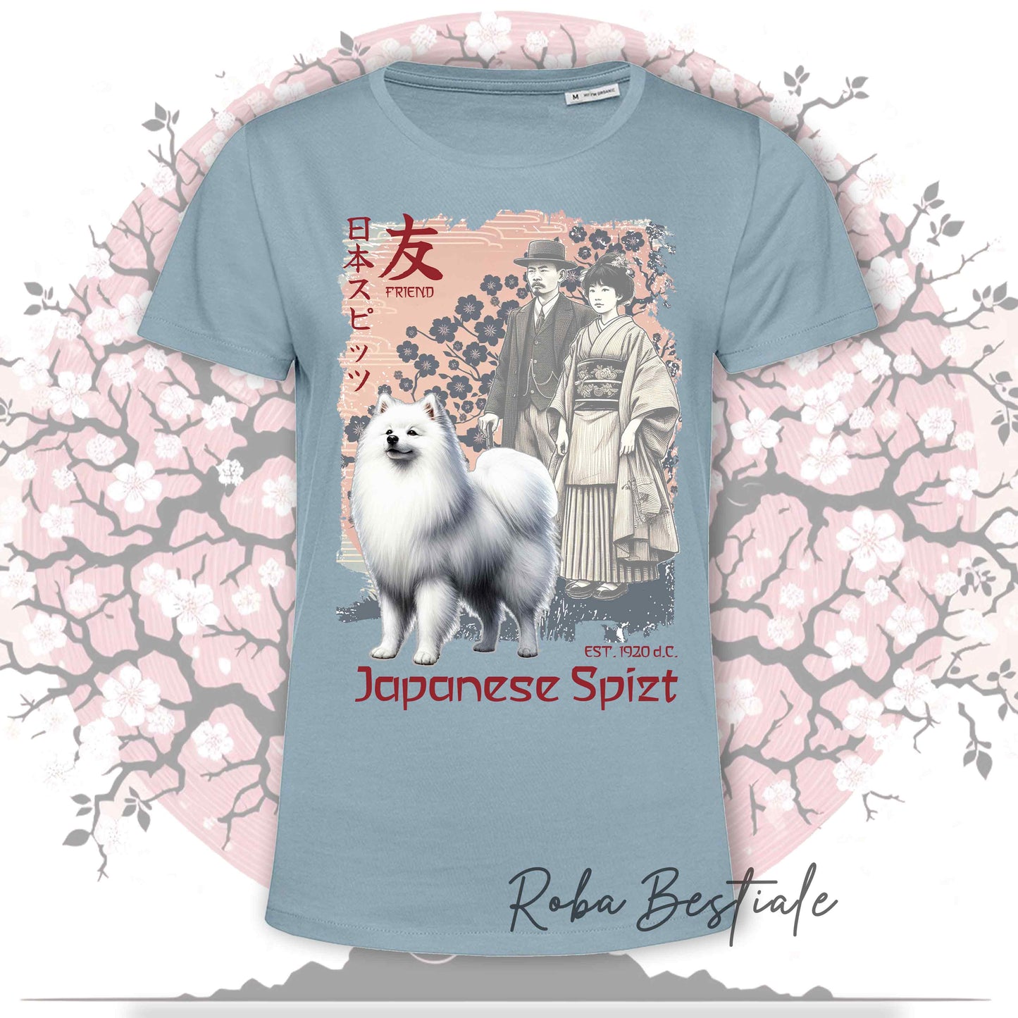 T-Shirt JAPAN STYLE "PRIDE" - SPITZ GIAPPONESE - da DONNA, in tanti colori! Dalla XS alla 3XL