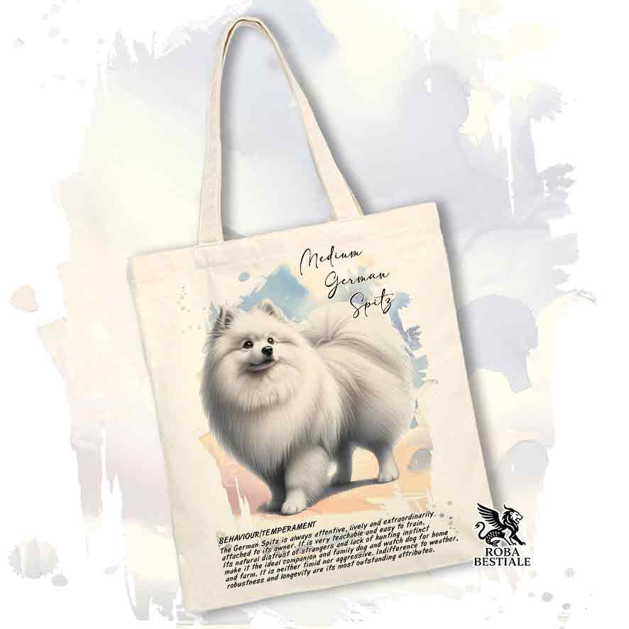 Shopper BEHAVIOR - SPITZ TEDESCO MEDIO Bianco - 100% Cotone - Bianca o Beige