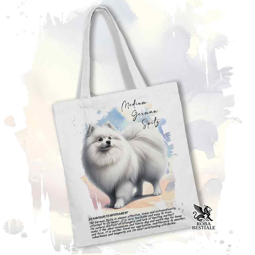 Shopper BEHAVIOR - SPITZ TEDESCO MEDIO Bianco - 100% Cotone - Bianca o Beige