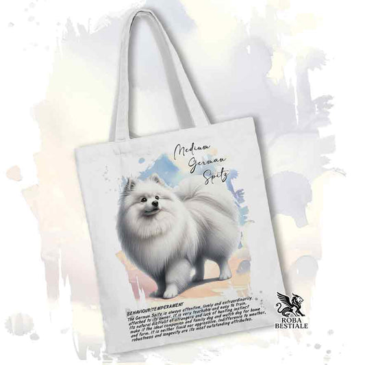 Shopper BEHAVIOR - SPITZ TEDESCO MEDIO Bianco - 100% Cotone - Bianca o Beige