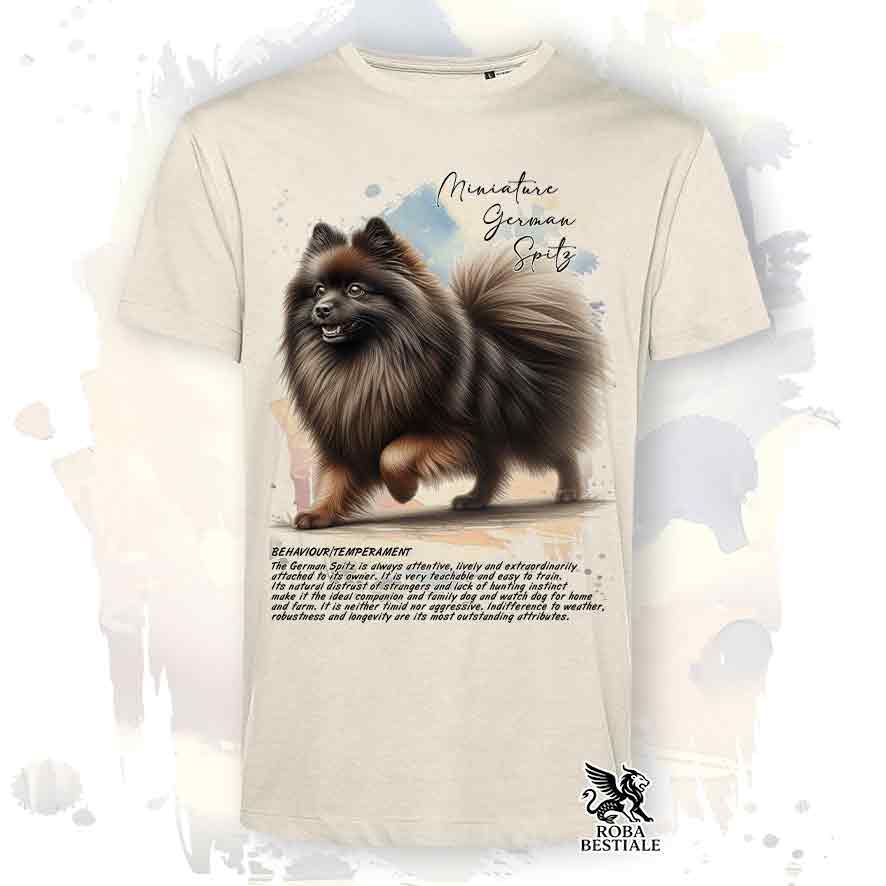 T-Shirt SPITZ TEDESCO PICCOLO Marrone - Collezione BEHAVIOR