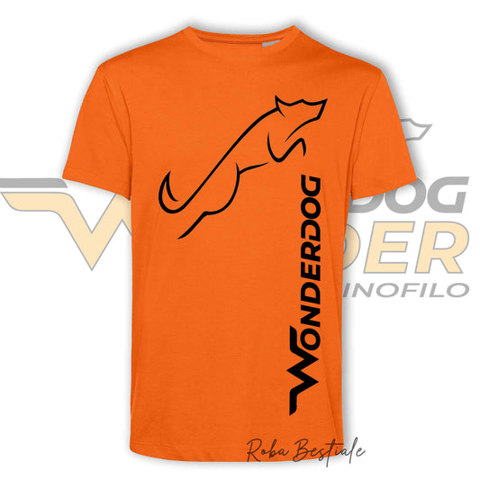 T-Shirt WONDERDOG - ARANCIONE, Uomo o Donna - dalla XS alla 2XL