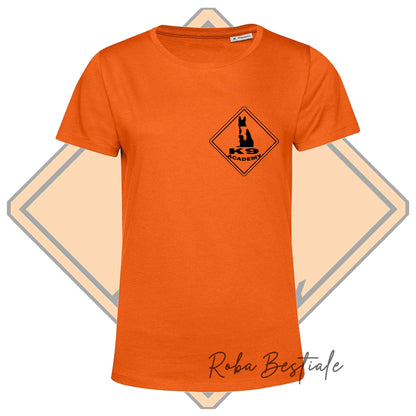 T-Shirt K9 ACADEMY - ARANCIONE, Uomo o Donna - dalla XS alla 5XL