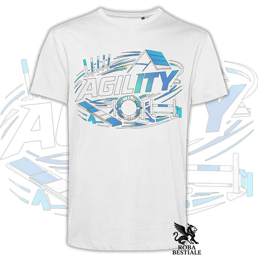 T-shirt PURE AGILITY - Stampa BLUE - Uomo o Donna , in tanti colori - dalla XS alla 5XL