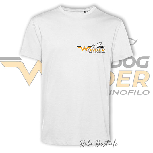 T-Shirt WONDERDOG - BIANCA, Uomo o Donna - dalla XS alla 5XL