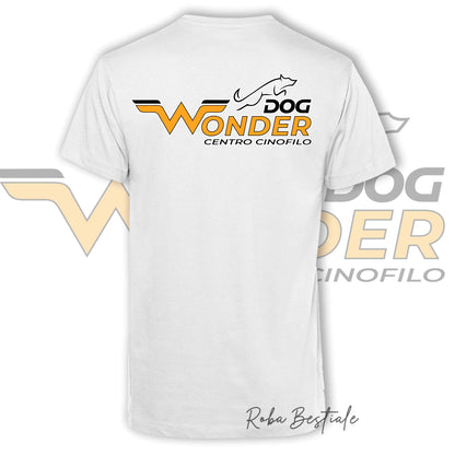 T-Shirt WONDERDOG - BIANCA, Uomo o Donna - dalla XS alla 5XL