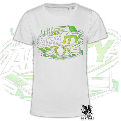 T-shirt PURE AGILITY - Stampa VERDE - Uomo o Donna , in tanti colori - dalla XS alla 5XL