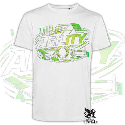 T-shirt PURE AGILITY - Stampa VERDE - Uomo o Donna , in tanti colori - dalla XS alla 5XL