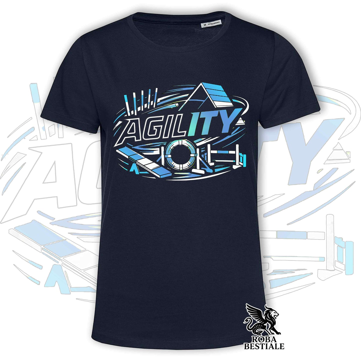 T-shirt PURE AGILITY - Stampa BLUE - Uomo o Donna , in tanti colori - dalla XS alla 5XL