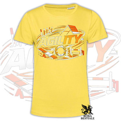 T-shirt PURE AGILITY - Stampa ARANCIONE - Uomo o Donna , in tanti colori - dalla XS alla 5XL