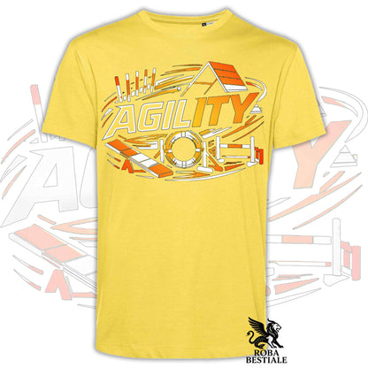 T-shirt PURE AGILITY - Stampa ARANCIONE - Uomo o Donna , in tanti colori - dalla XS alla 5XL