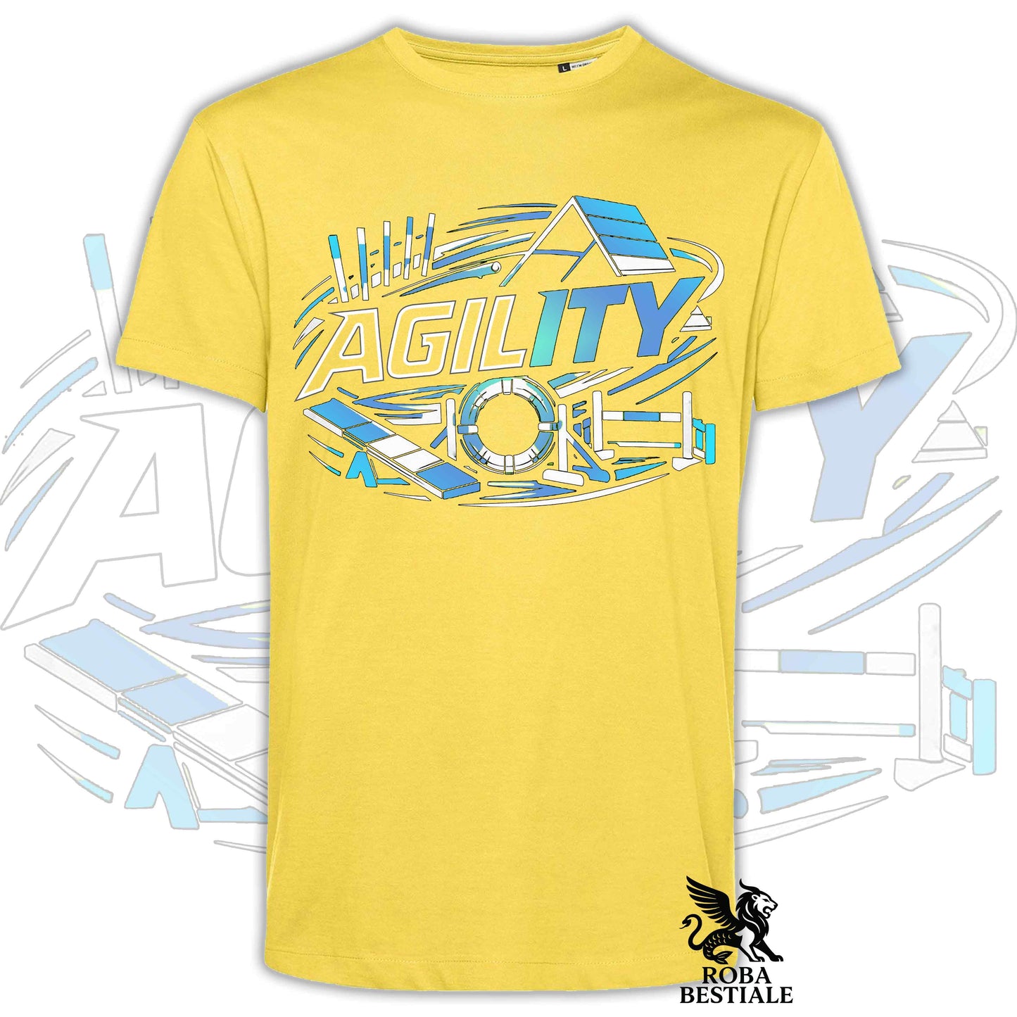 T-shirt PURE AGILITY - Stampa BLUE - Uomo o Donna , in tanti colori - dalla XS alla 5XL