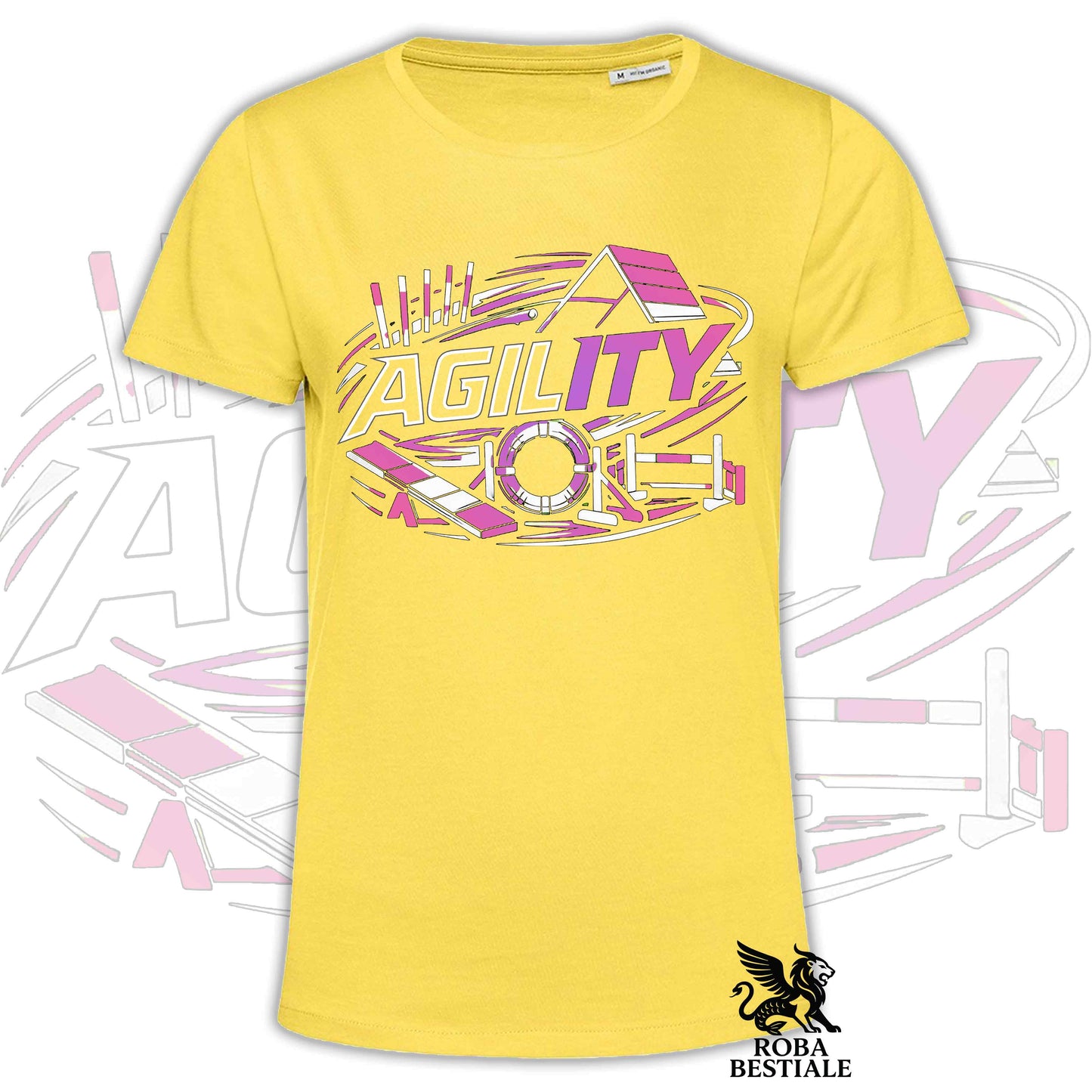 T-shirt PURE AGILITY - Stampa ROSA - Uomo o Donna , in tanti colori - dalla XS alla 5XL
