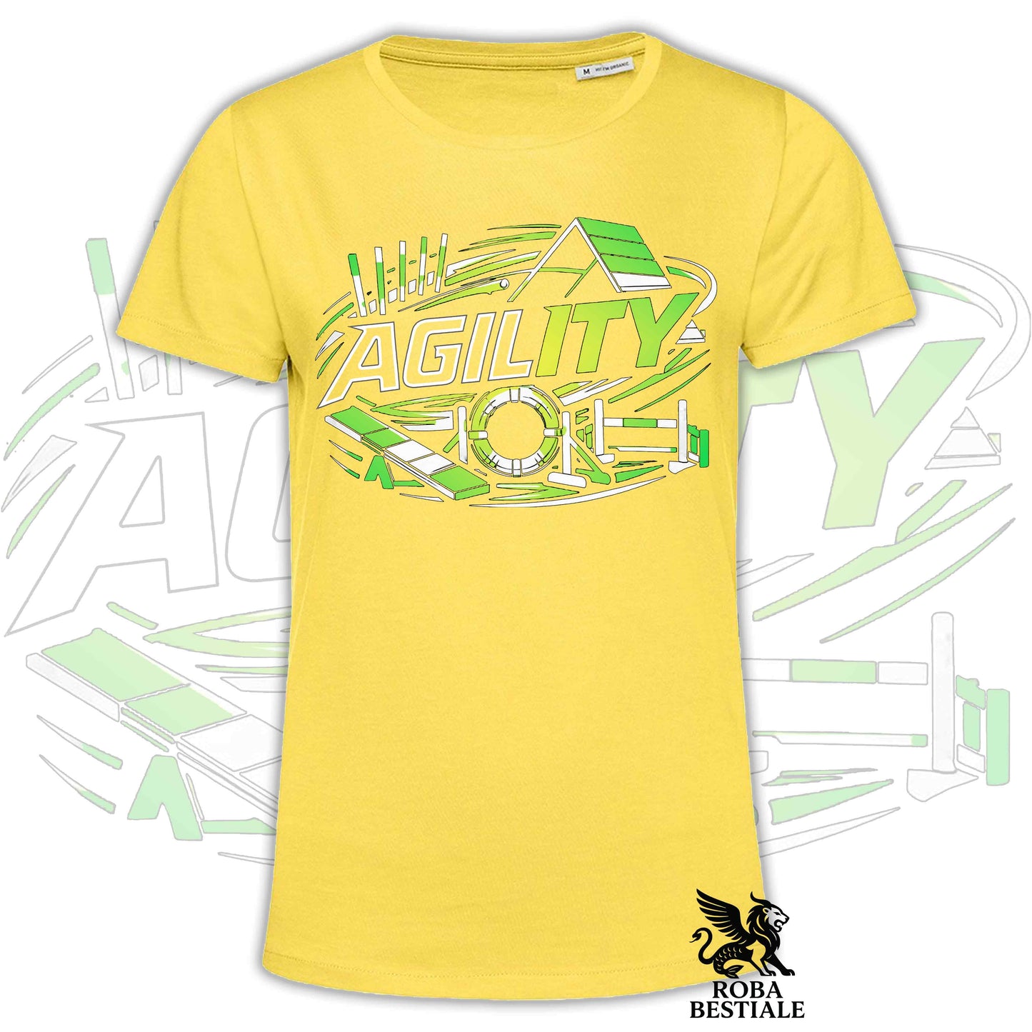 T-shirt PURE AGILITY - Stampa VERDE - Uomo o Donna , in tanti colori - dalla XS alla 5XL
