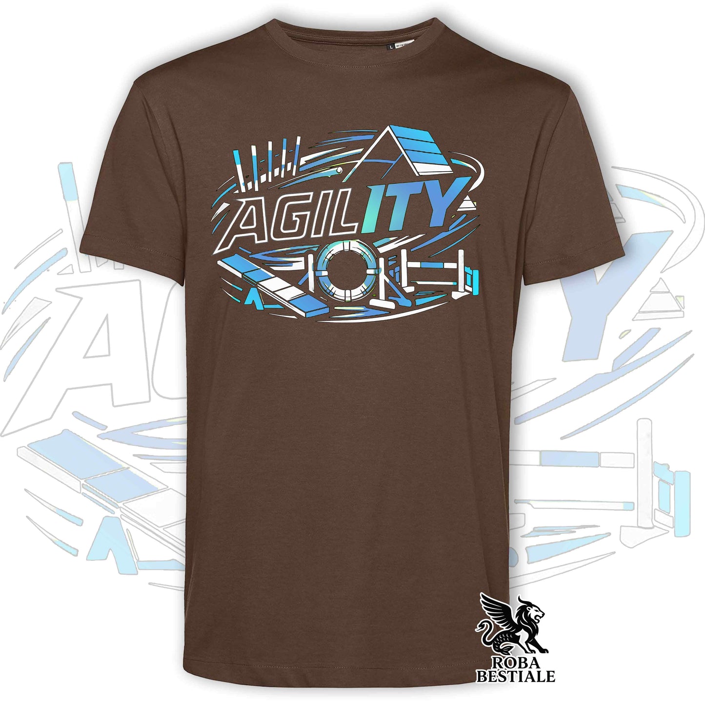 T-shirt PURE AGILITY - Stampa BLUE - Uomo o Donna , in tanti colori - dalla XS alla 5XL