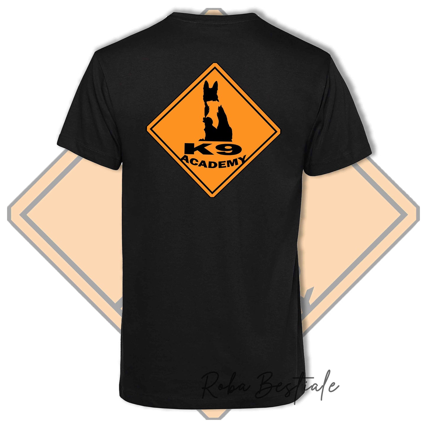 T-Shirt K9 ACADEMY - NERA, Uomo o Donna - dalla XS alla 5XL