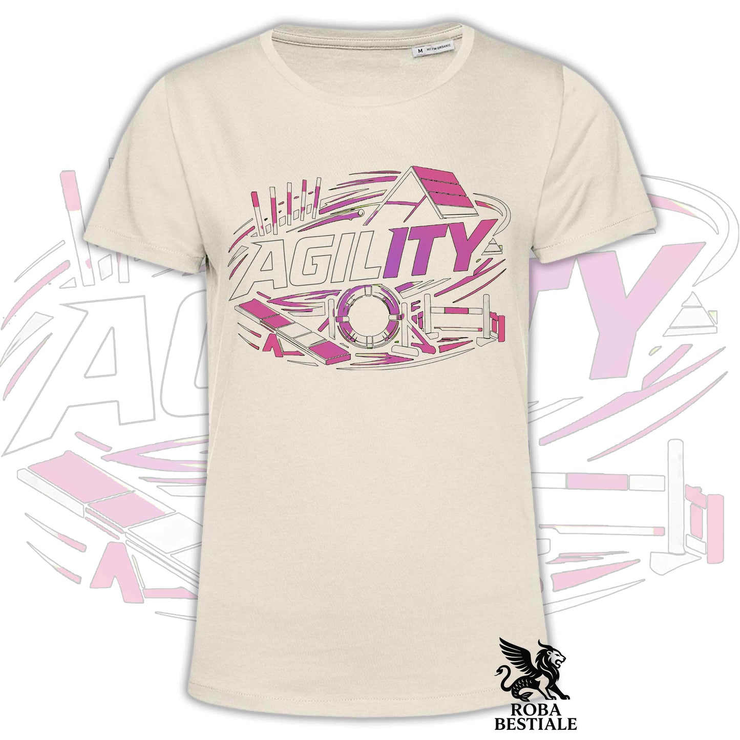 T-shirt PURE AGILITY - Stampa ROSA - Uomo o Donna , in tanti colori - dalla XS alla 5XL