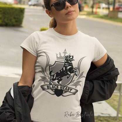 T-Shirt BLACK HEART Kennel - OFF WHITE - Uomo o Donna - dalla XS alla 5XL