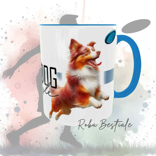 DISC DOG LifeStyle Mug - AUSTRALIAN SHEPHERD Red Tricolor - Choose Design "GIRL" or "BOY"