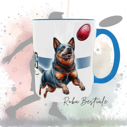 Tazza DISC DOG Lifestyle - AUSTRALIAN CATTLE DOG Blue - Design "GIRL" o "BOY"