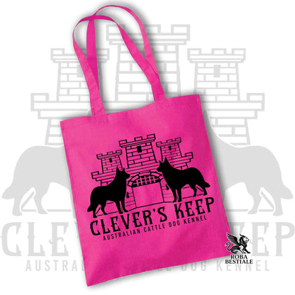 Tote Bag CLEVER'S KEEP - BLACK print - 100% Cotton - In many colors