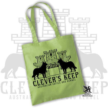 Tote Bag CLEVER'S KEEP - BLACK print - 100% Cotton - In many colors