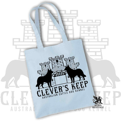Tote Bag CLEVER'S KEEP - BLACK print - 100% Cotton - In many colors