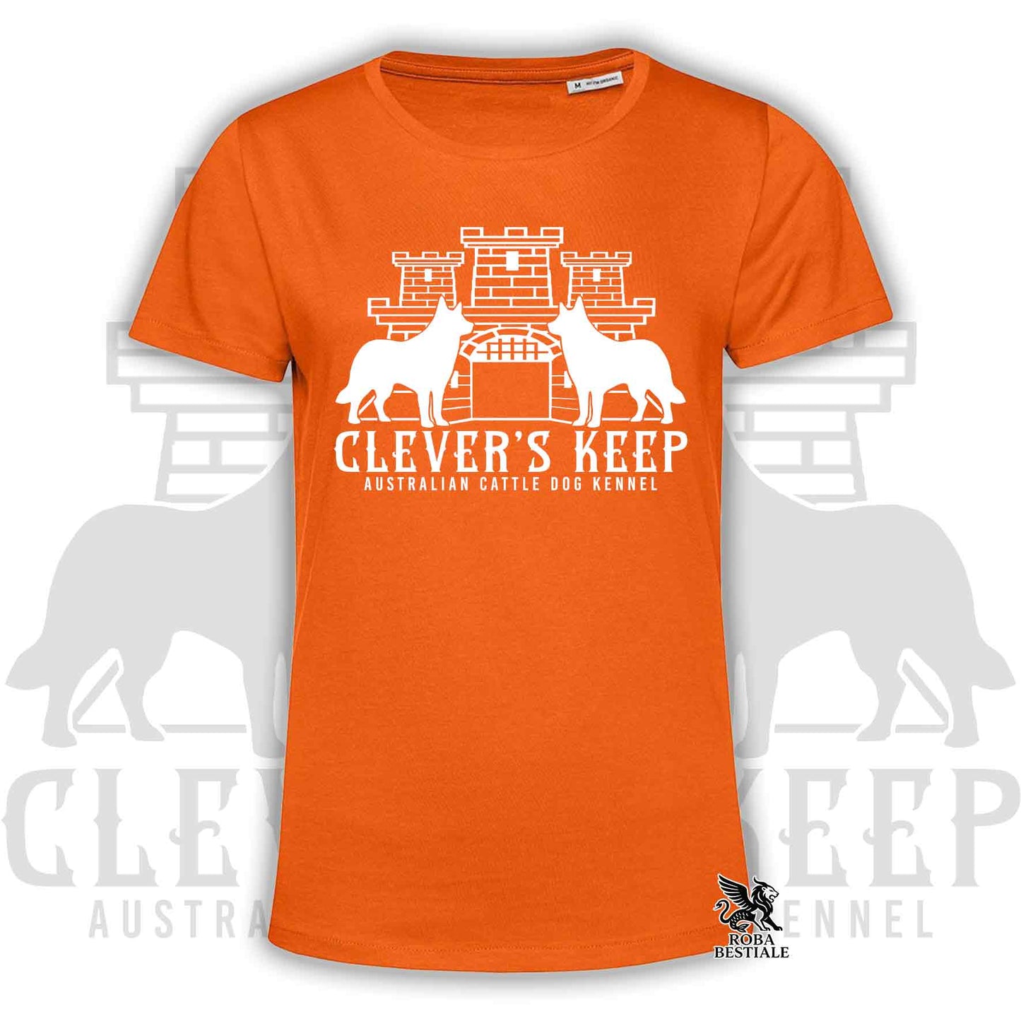 CLEVER'S KEEP T-shirt - WHITE print - Men or Women, in many colours - from XS to 5XL