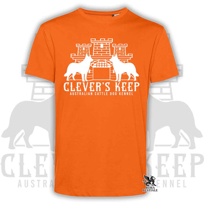 CLEVER'S KEEP T-shirt - WHITE print - Men or Women, in many colours - from XS to 5XL