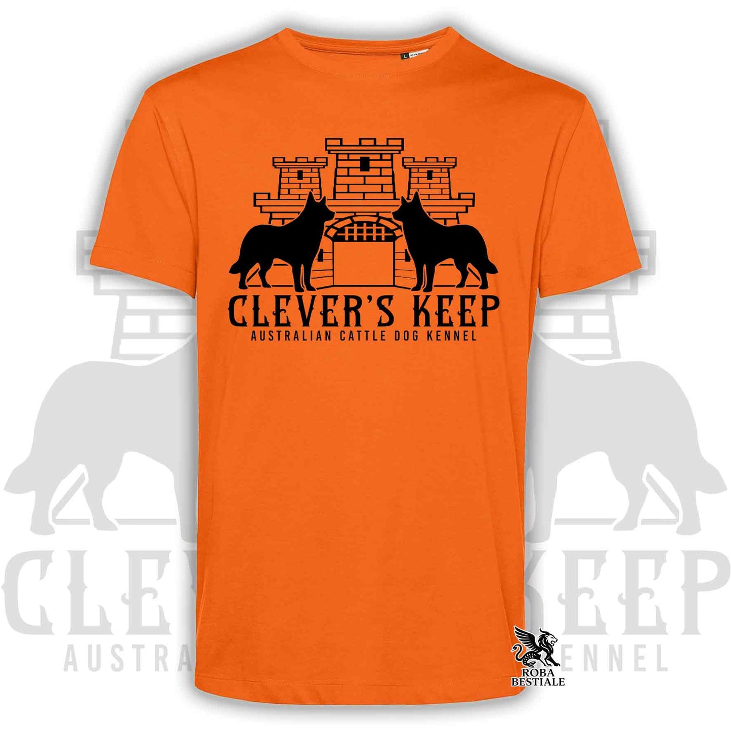 T-shirt CLEVER'S KEEP - Stampa NERA - Uomo o Donna, in tanti colori - dalla XS alla 5XL