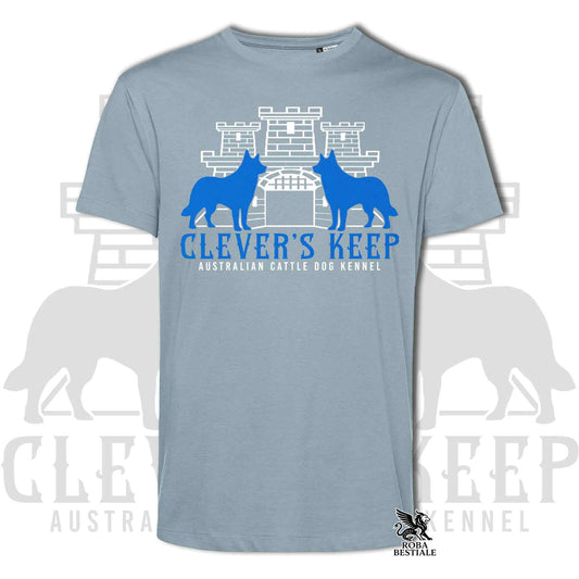 T-shirt CLEVER'S KEEP - Stampa NEON BLUE - Uomo o Donna, in tanti colori - dalla XS alla 5XL