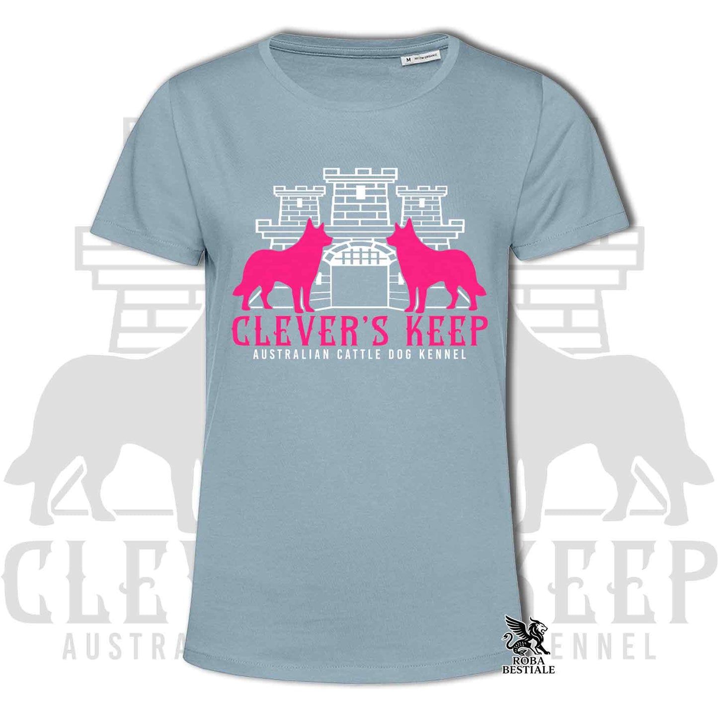 CLEVER'S KEEP T-shirt - NEON PINK print - Men's or Women's, in many colors - from XS to 5XL