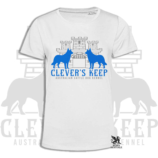 T-shirt CLEVER'S KEEP - Stampa NEON BLUE - Uomo o Donna, in tanti colori - dalla XS alla 5XL