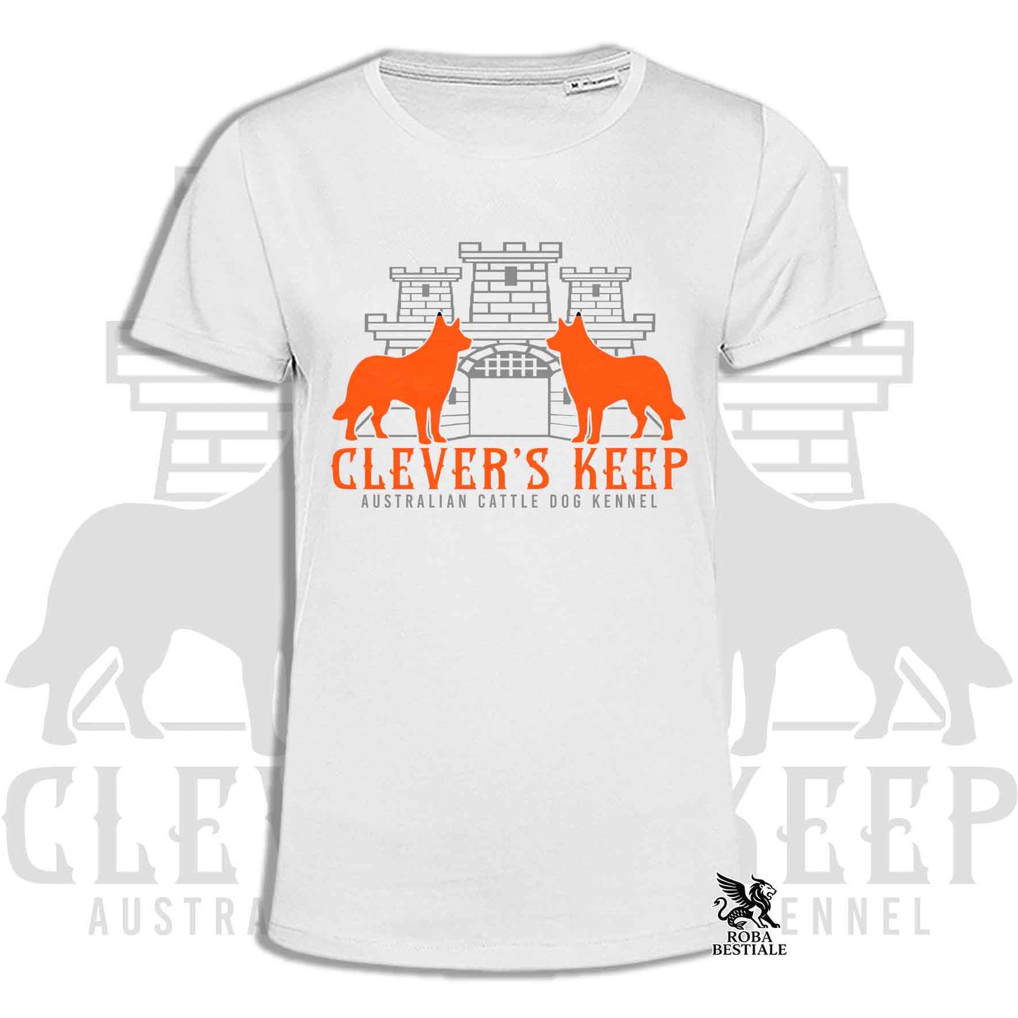 CLEVER'S KEEP T-shirt - NEON ORANGE Print - Men or Women, in many colors - from XS to 5XL