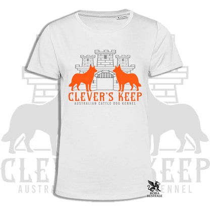 CLEVER'S KEEP T-shirt - NEON ORANGE Print - Men or Women, in many colors - from XS to 5XL