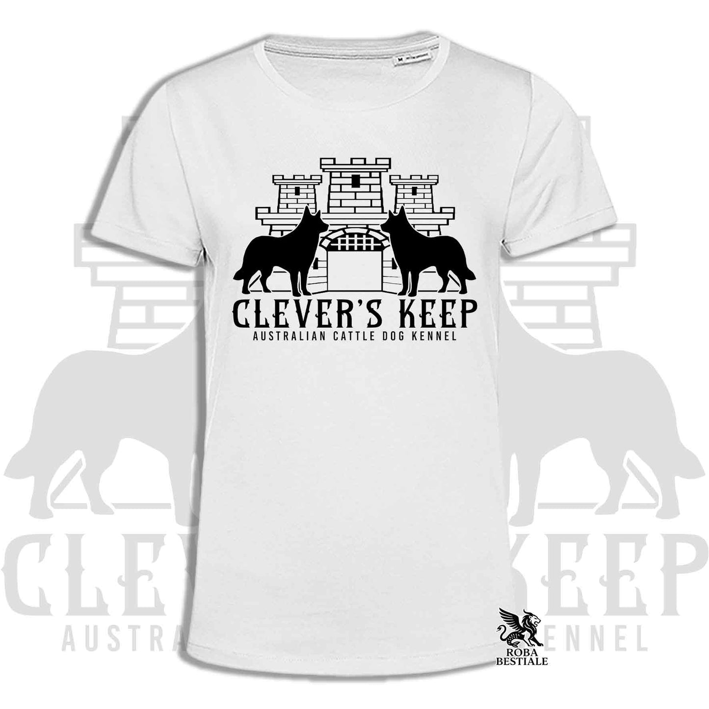 T-shirt CLEVER'S KEEP - Stampa NERA - Uomo o Donna, in tanti colori - dalla XS alla 5XL