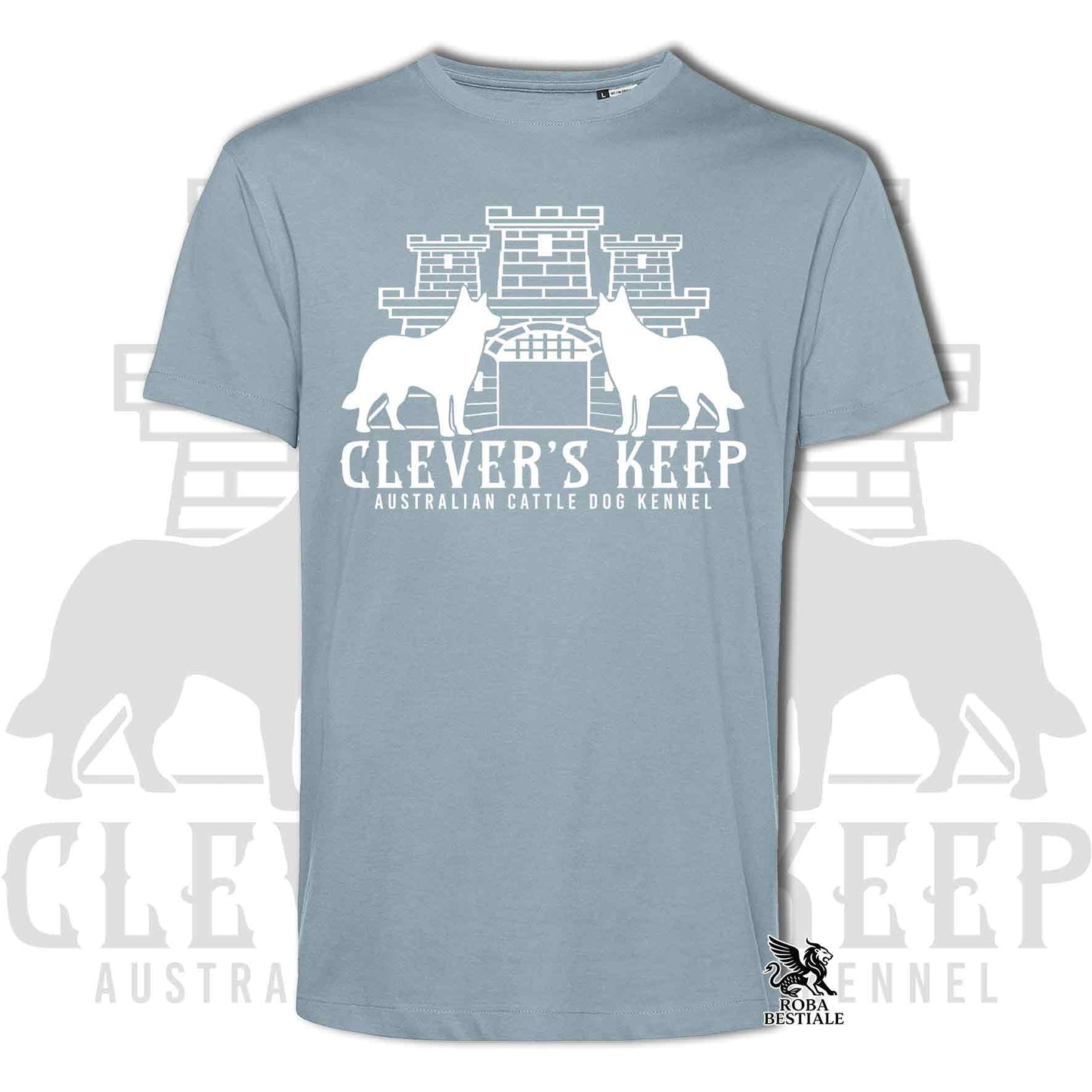 CLEVER'S KEEP T-shirt - WHITE print - Men or Women, in many colours - from XS to 5XL