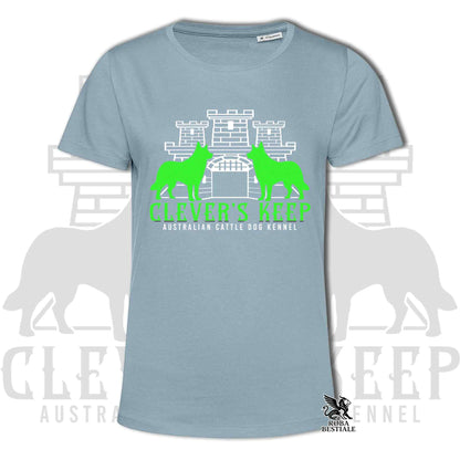 CLEVER'S KEEP T-shirt - NEON GREEN print - Men or Women, in many colors - from XS to 5XL
