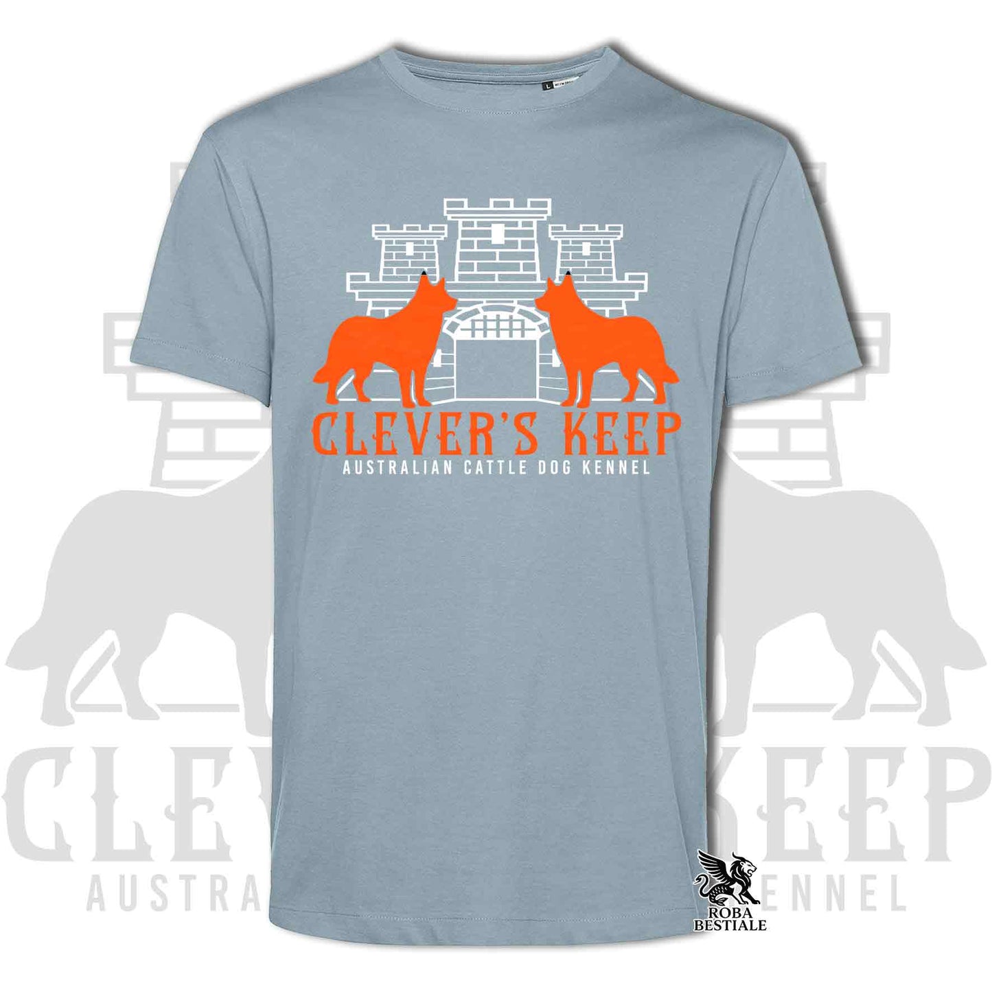 CLEVER'S KEEP T-shirt - NEON ORANGE Print - Men or Women, in many colors - from XS to 5XL