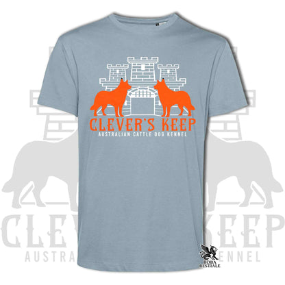 CLEVER'S KEEP T-shirt - NEON ORANGE Print - Men or Women, in many colors - from XS to 5XL